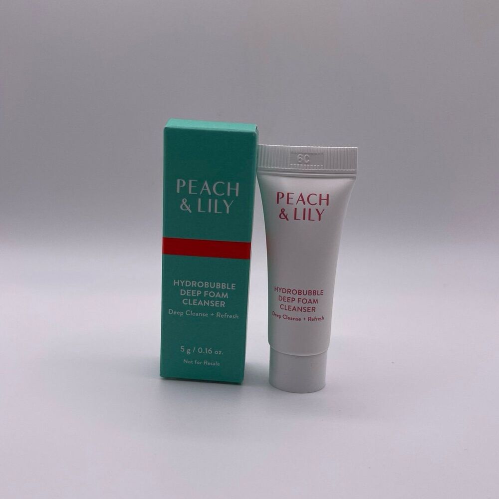 Peach & Lily Hydrobubble Deep Foam Mini Travel Face Cleanser